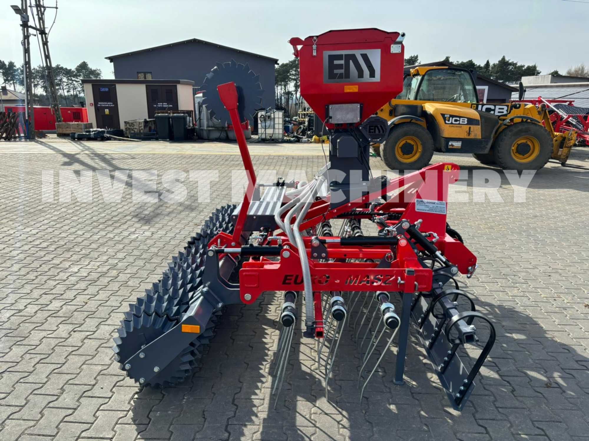 Agregat siewnik do traw brona do łąk GRASS 30 EURO-MASZ