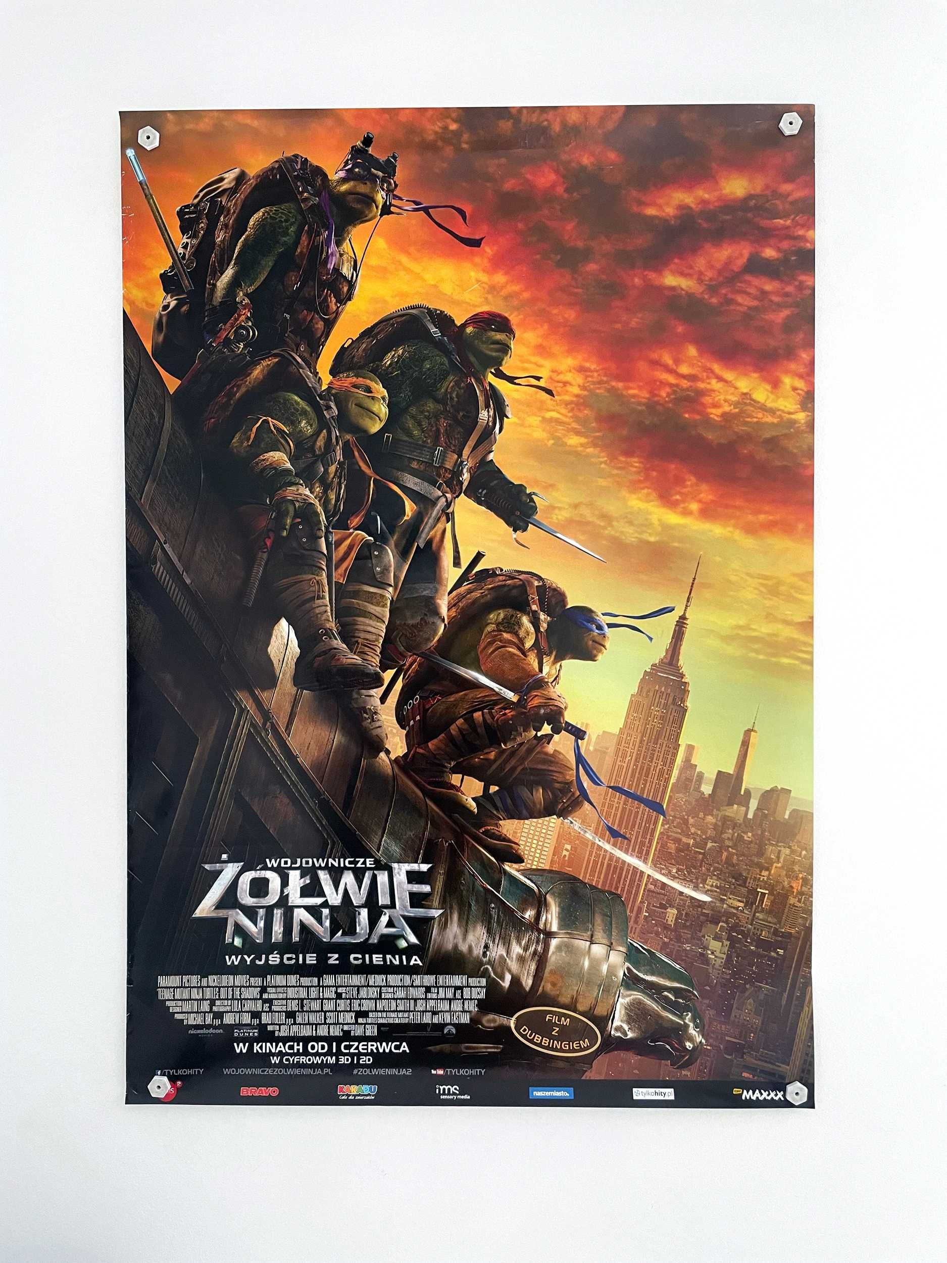 Wojownicze Żółwie Ninja - Wyjście z cienia / Plakat filmowy