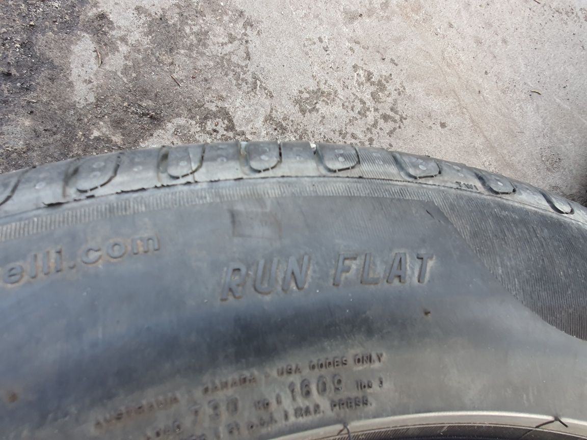 2x Opony letnie 225/55/17 Pirelli RunFlat bieżnik 7mm, 2017rok
