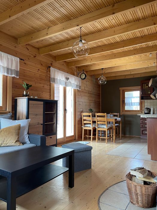 Leśny Domek - na wynajem, w cichej okolicy z sauną i ruską balią