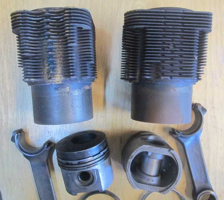 camisas + pistons + bielas de motor DEUTZ F2L511