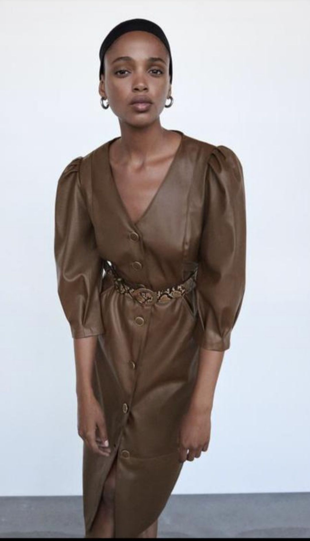 Плаття Zara з екошкіри в ідеальному стані