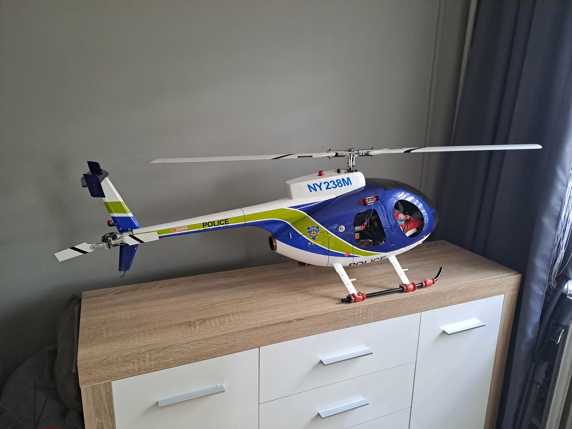 Makieta helikoptera rc Hughes 500