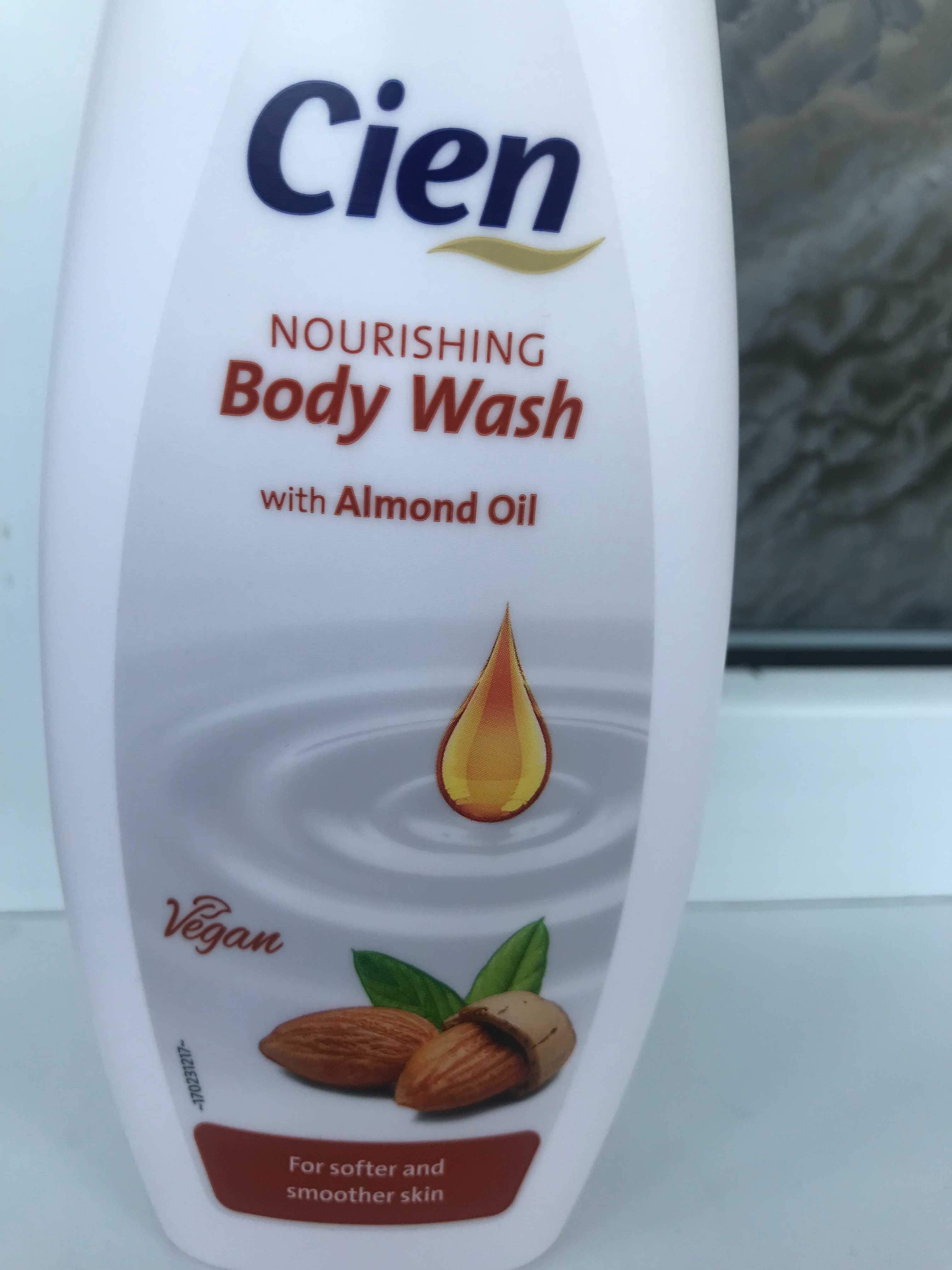 Body wash Cien with Almond oil.