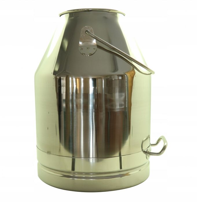 Konew udojowa nierdzewna 30 l Ø 180 mm BAŃKA LEKKA