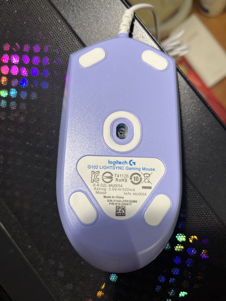 Проводная мышь logitech g102