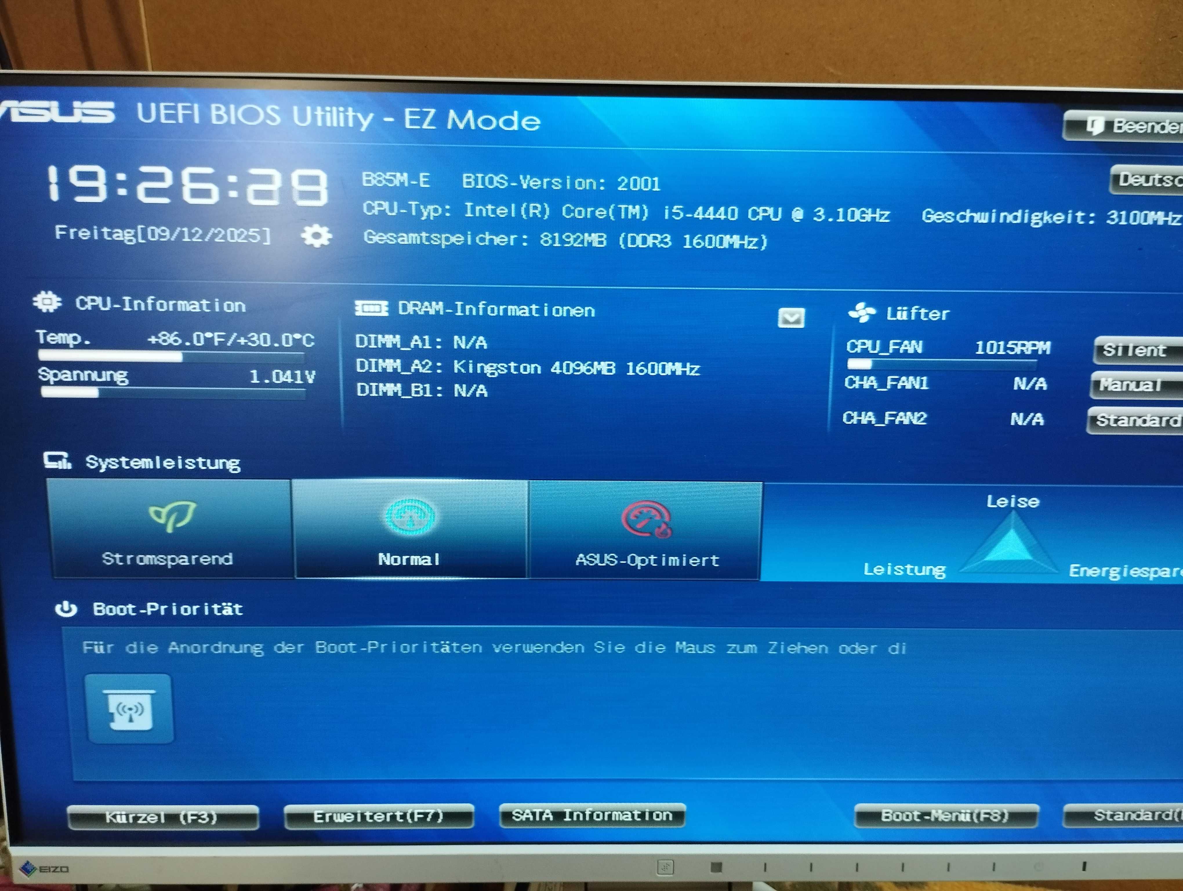 Материнська плата Asus B85M-E / Core i5 - 4440 / 8 GB DDR3 / 4 шт