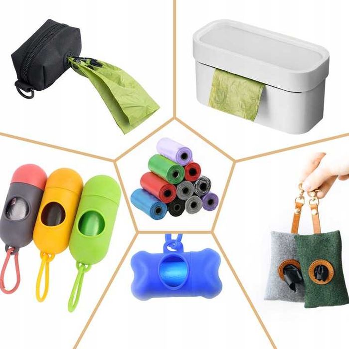 1500x Worki Woreczki Na Psie Odchody Kupy Zestaw Hurtowe Hurt Wory