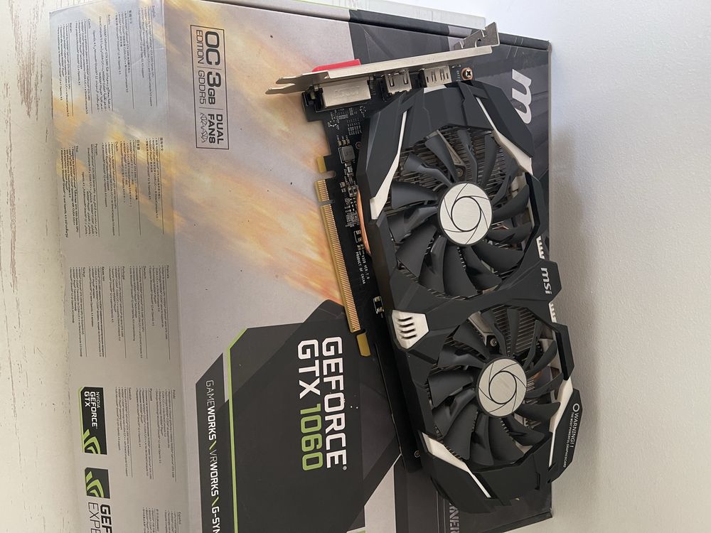 Відеокарта MSI GTX 1060 3gb