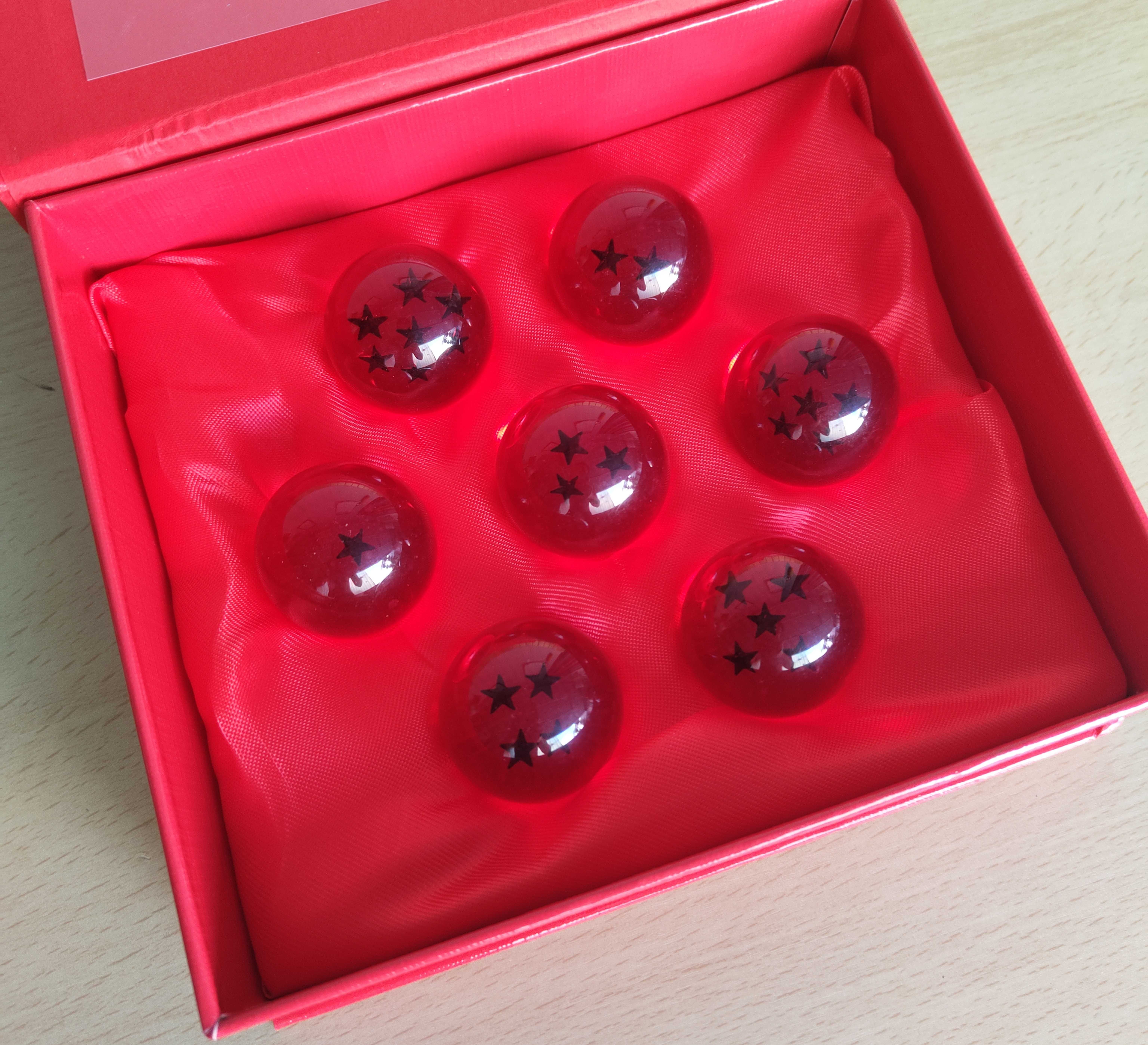 7 Bolas de Cristal Vermelhas Dragon Ball