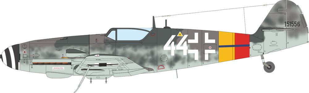 Eduard 70162 samolot Bf 109G-10 ERLA The Profi PACK Edition