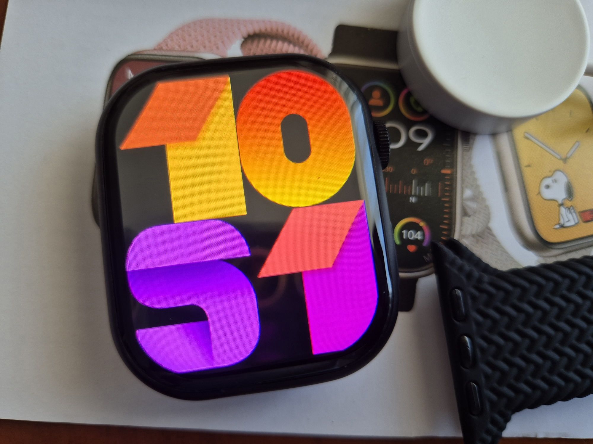 Smartwatch Bk9, tipo Apple Série 9, tela Amoled. Novo na embalagem!