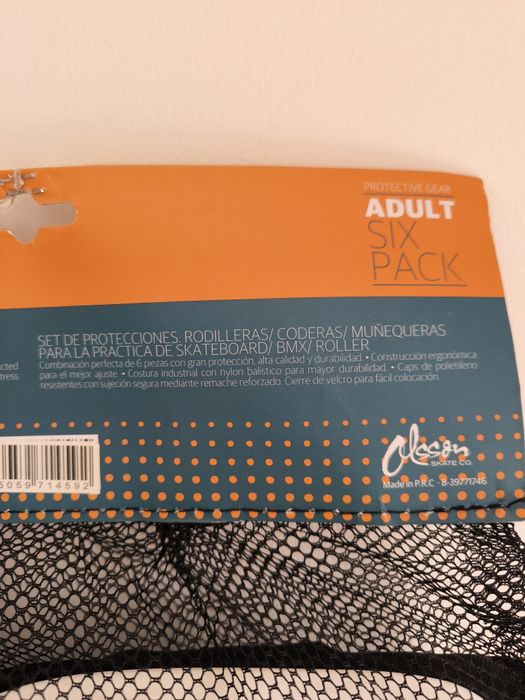 Pack cotoveleiras, joelheiras e proteções de pulso