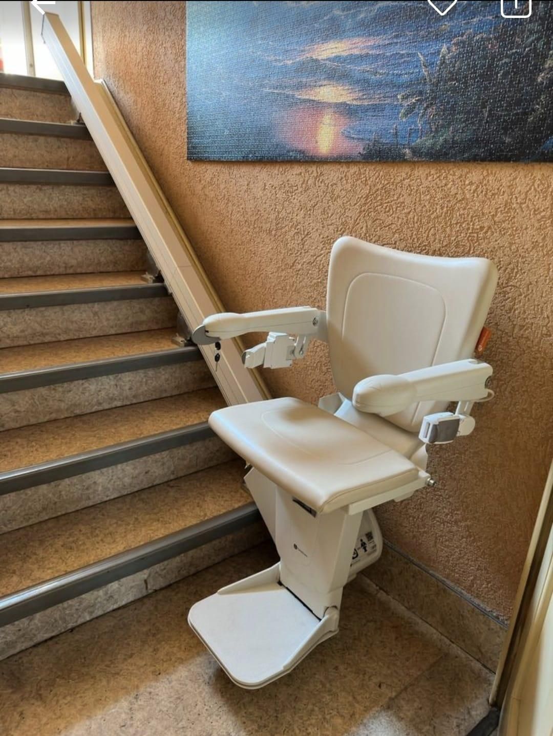 Krzesełko schodowe Handicare Montaż