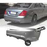 R010296C4 PARA-CHOQUES TRASEIRO MERCEDES CLASE S W221 05-11 LOOK AMG S65 PDC