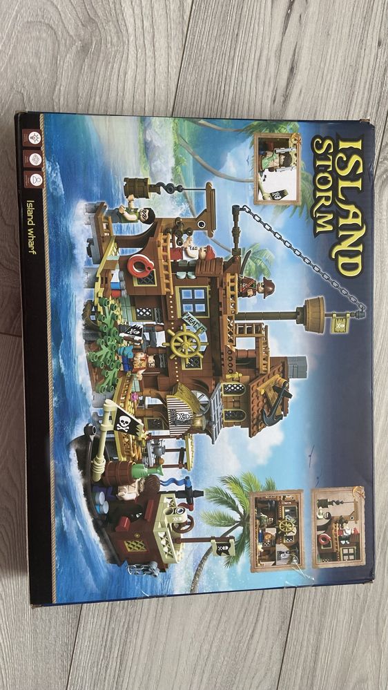 Конструктор ISLAND storm Піратський корабль 675 деталей