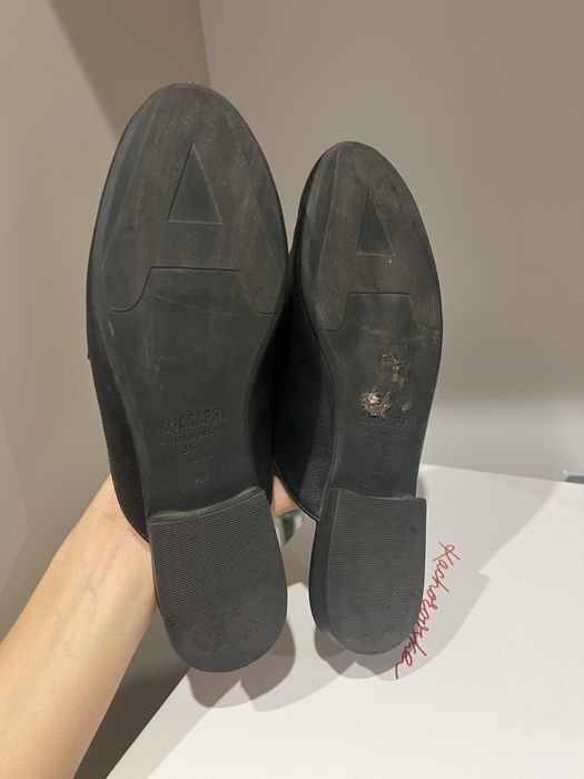 Мюлі чорні (лофери) zara