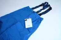 spodnie dziecięce 116/122 narciarskie BRUGI zimowe niebieskie