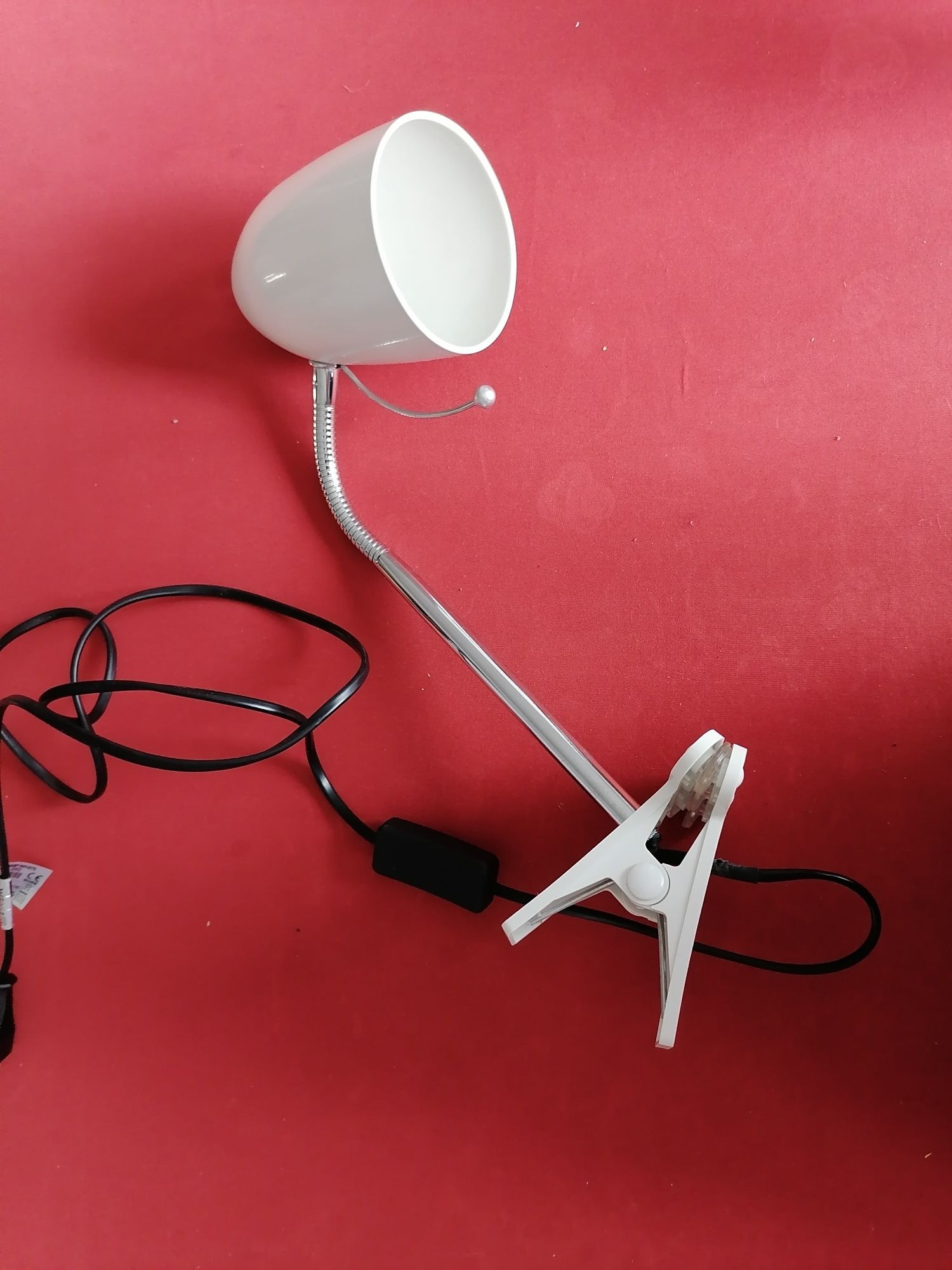 Lampka biurowa biała elektryczna