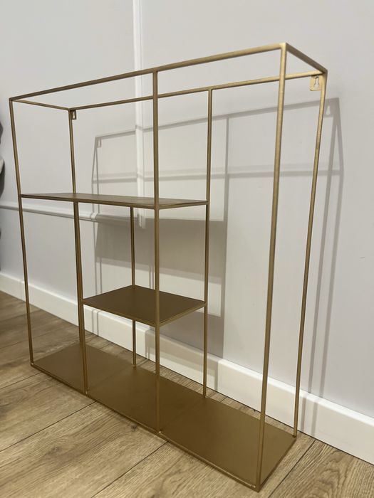 Półka scienna wisząca metalowa FineBuy Loft Glamour