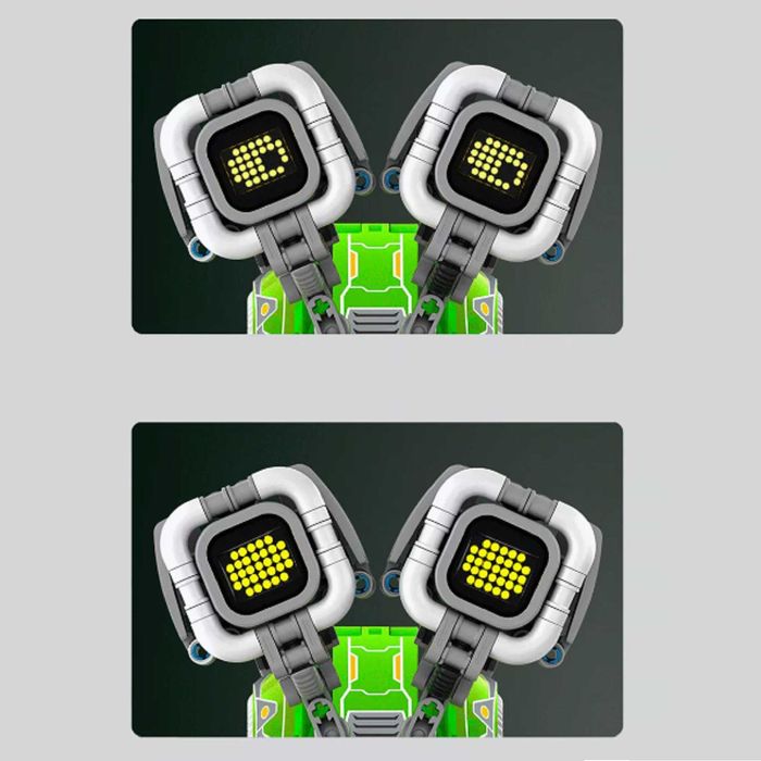 Конструктор STEM на радіокеруванні 3в1 "Турбо Равлик" Робот Бульдозер