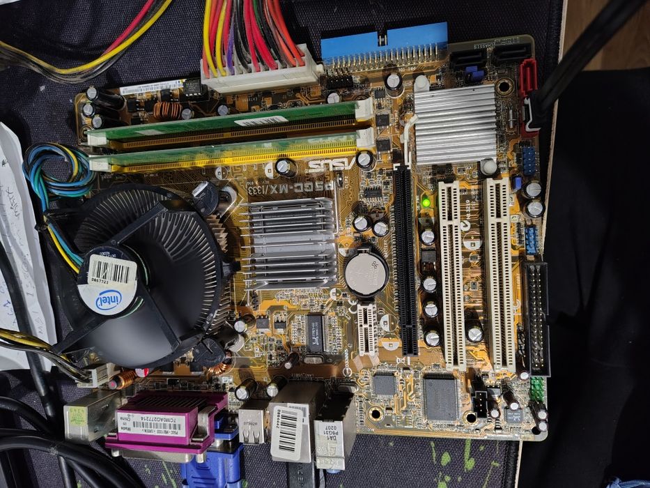 Комп'ютер материнська плата Asus p5gc-mx