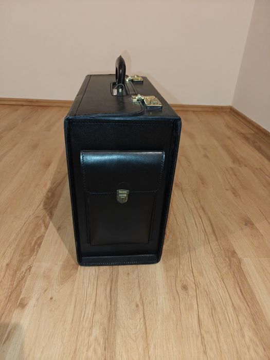 Kufer torba walizka skórzana pilotka nawigatorka