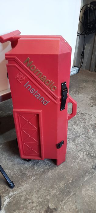 Caixa de transporte de ferramentas  com rodas obras