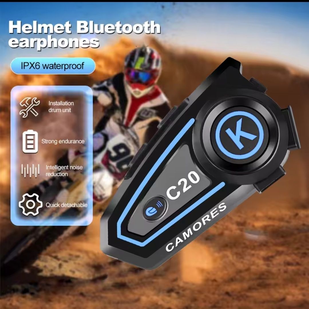 Fones capacete moto novos