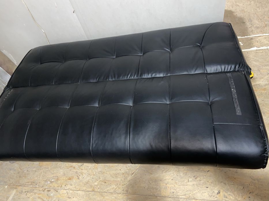 Skórzana rozkładana sofa / kanapa z funkcją spania / skóra / jak nowa