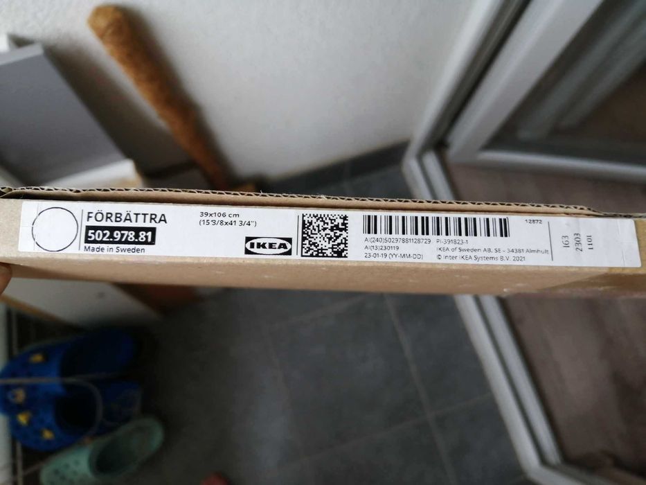 Ikea Metod Forbattra panel maskujący biały 39x106cm 502.978.81 kuchnia