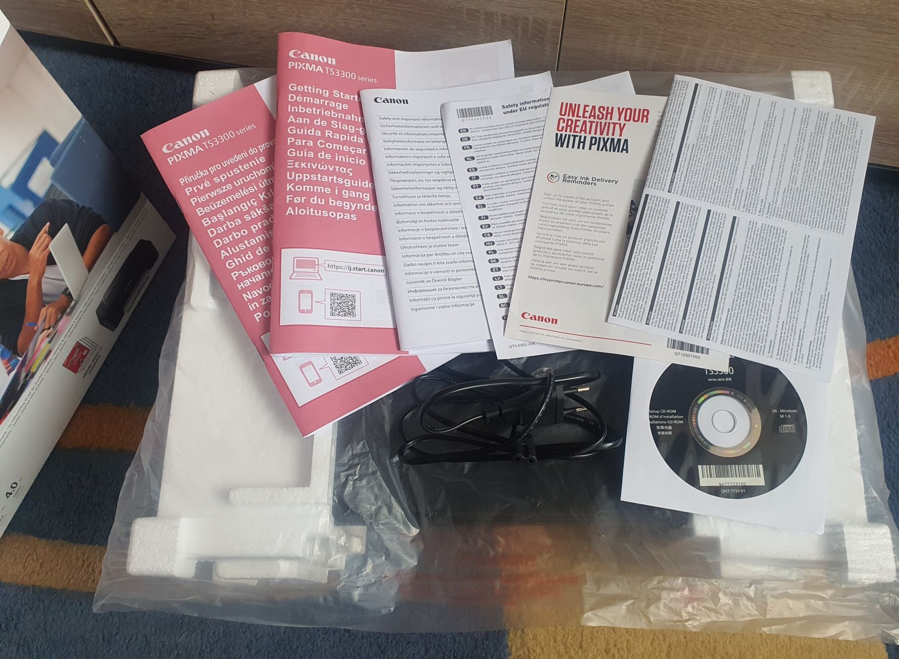 Nowa drukarka canon scan kopia wireless print +2 Nowe tusze