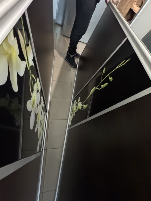 2x drzwi przesuwne do montażu szafy wys 254cm, szer 96cm