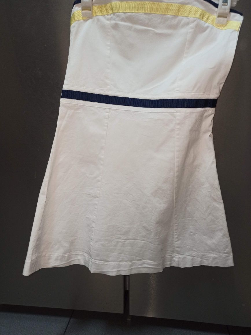 Vestido algodão, estilo marinheiro NOVO 4/5 anos