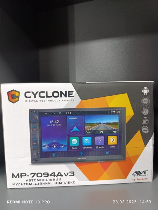 Автомагнитола Cyclone MP-7094A v3