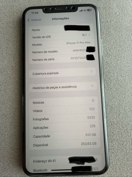 Iphone 11 pro max 512gb