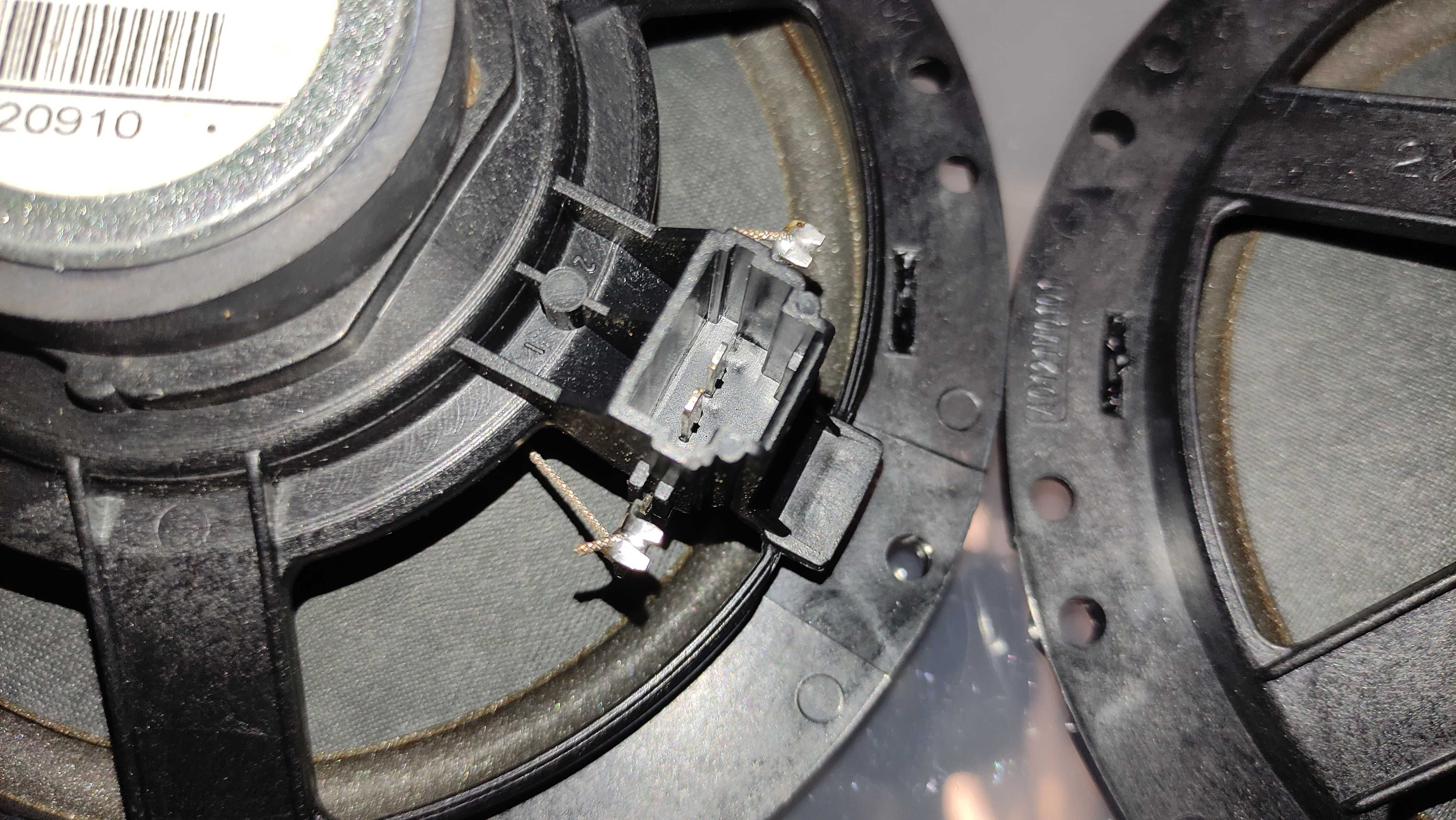 Colunas Som Auto 17cm