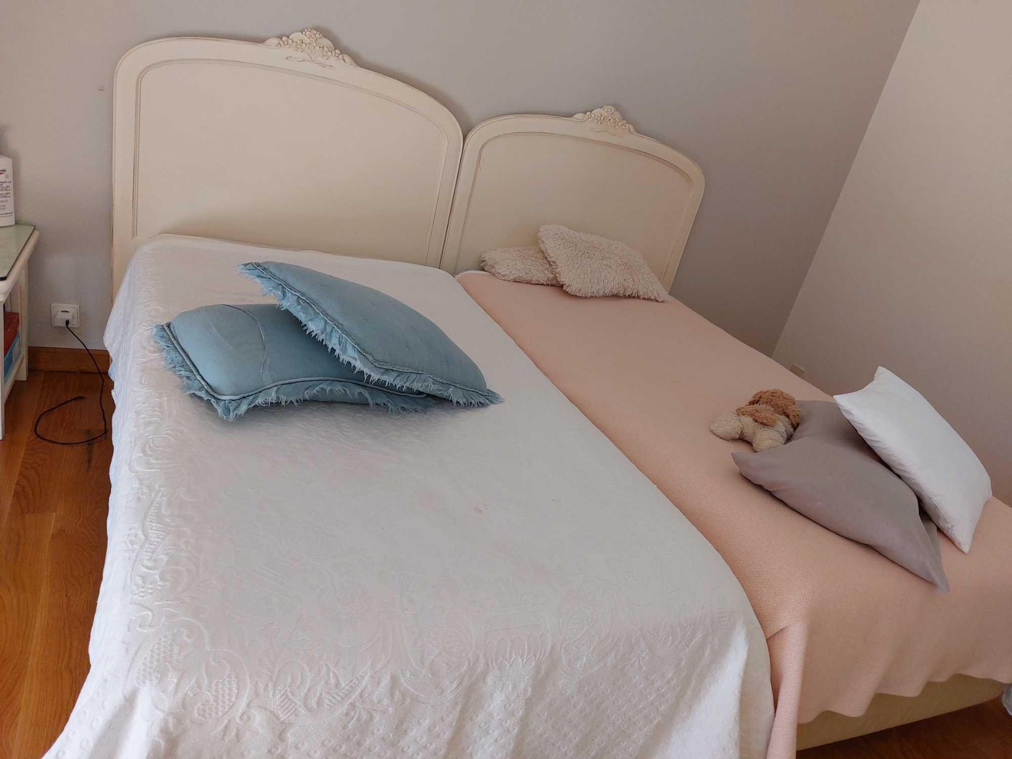 Cabeceiras de cama HOMES IN HEAVEN, brancas