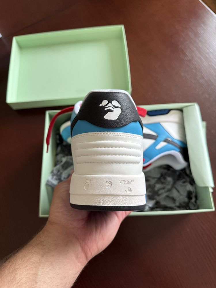 Off-White Out of Office 'White Blue Red' (11us/44it/29cm)
