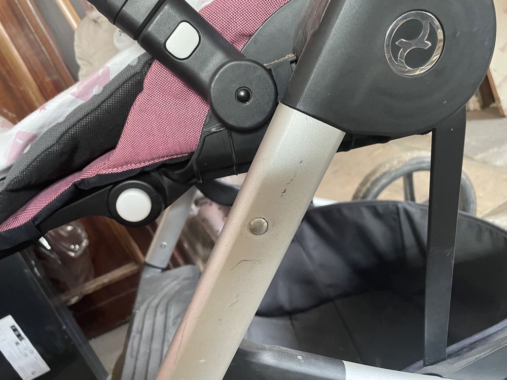Wózek cybex balios s lux 2 w 1 spaderowka i gondola magnolia