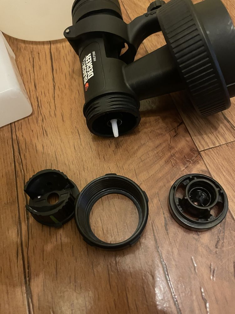 Black decker hvlp200 pistolet ręczny natryskowy