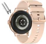 Pasek silikonowy do smartwatch zegarek 20mm PUDROWY RÓŻ + TELESKOPY