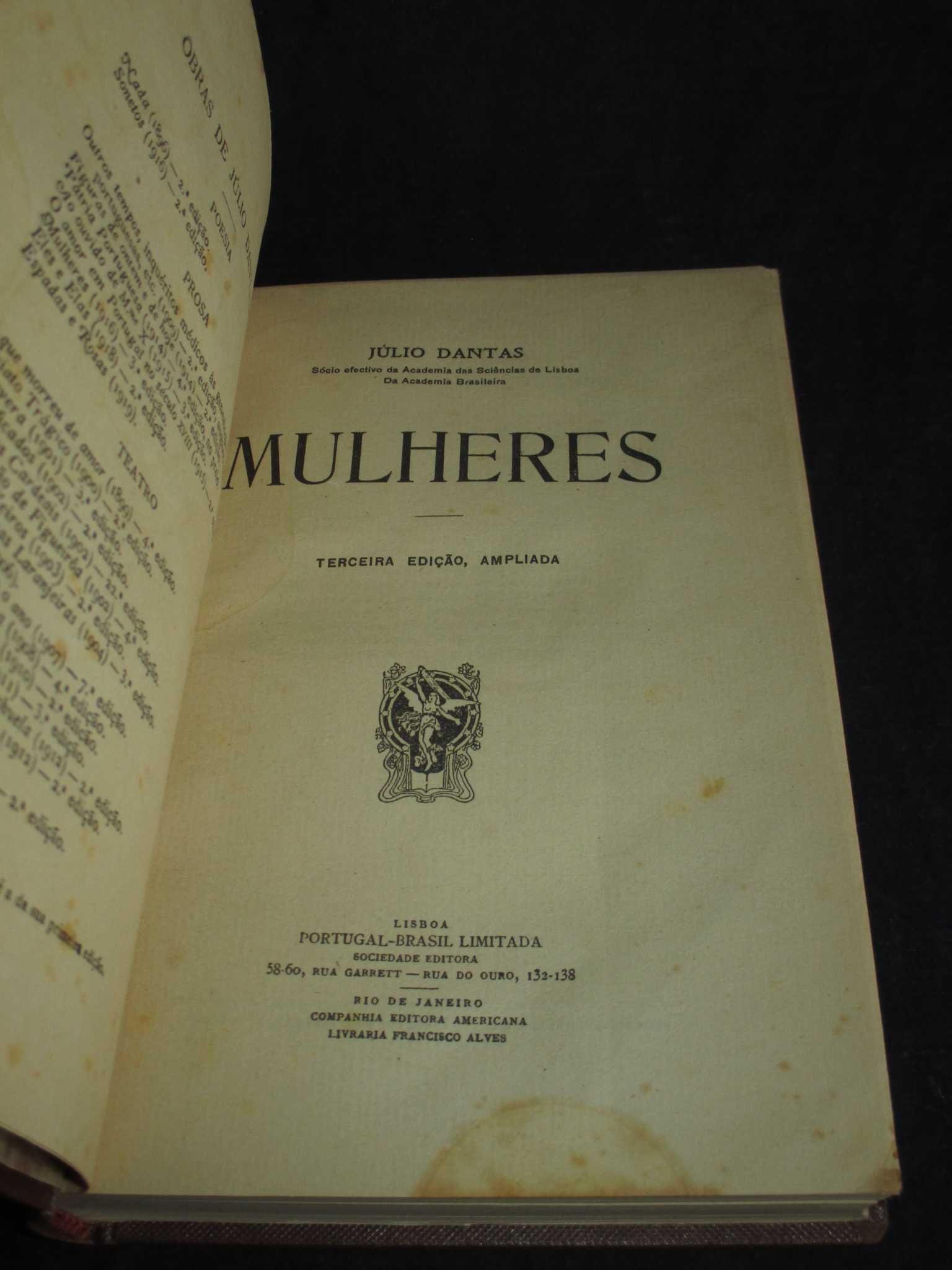 Livro Mulheres Júlio Dantas 3ª edição