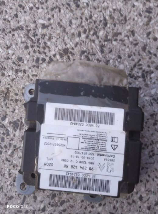 Citroena C3 lll Sensor sterowanik moduł airbeg poduszek pasów orginał 2016-2024