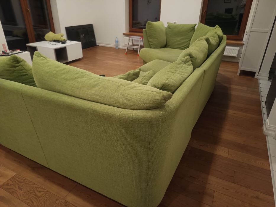 Zielony duży narożnik