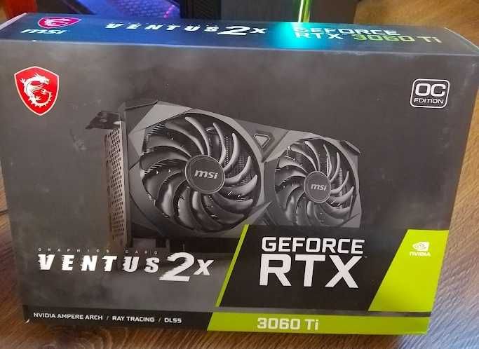 Відеокарта MSI RTX 3060 Ti Ventus 2x 8Gb