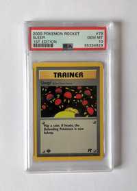 PSA 10 Pokemon SLEEP! 2000 Team Rocket 79/82 1st edition