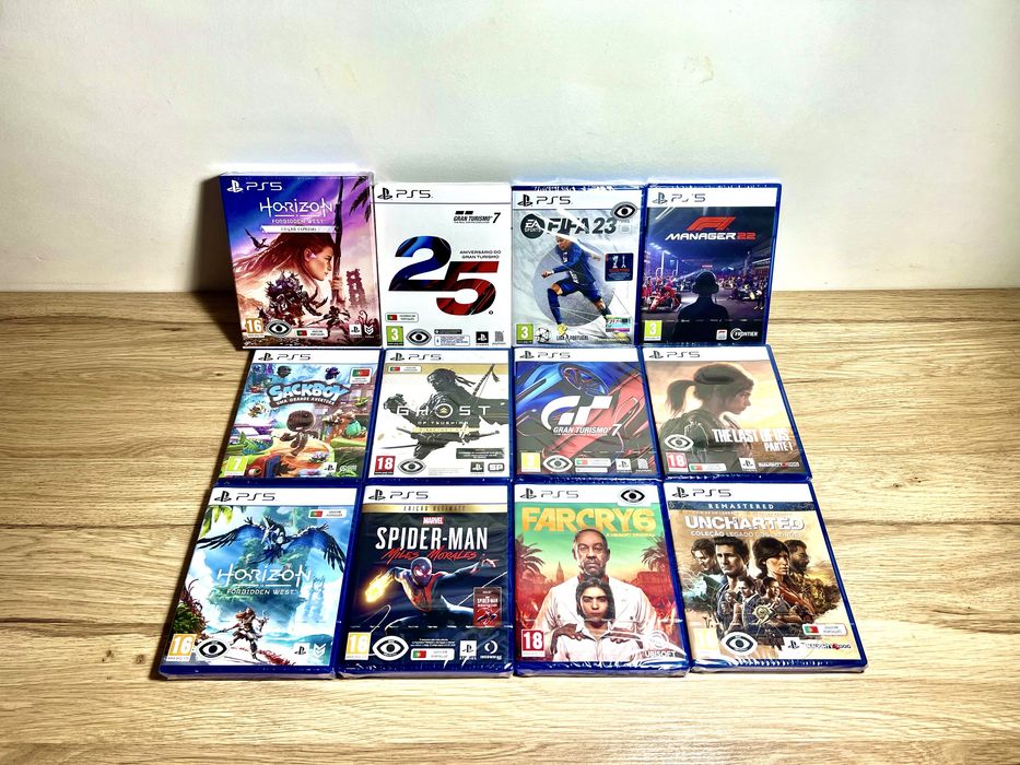 PS5 | Jogos playstation 5 - como novos