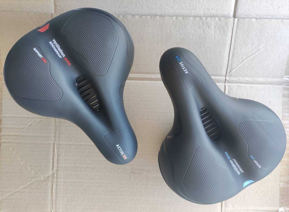 Седло мягкое амортизатор вентиляция эффект памяти м'яке сідло сидіння