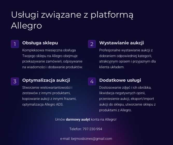 Obsługa Social Media TikTok Instagram Montaż Video Strony Sklepy WWW